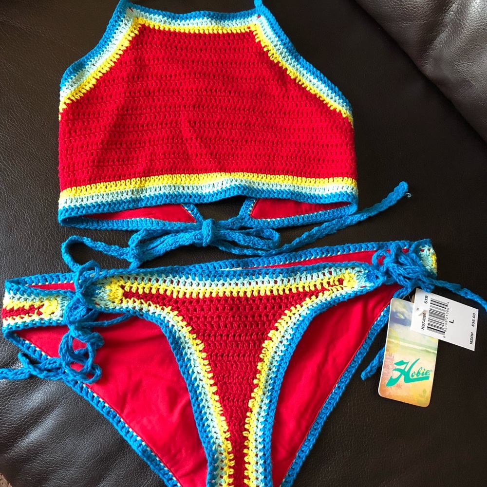 NWT Crochet Swim suit